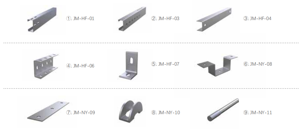 Carbon Steel Single Pole Ground Mounting  System Single Pole Ground Mounting  System