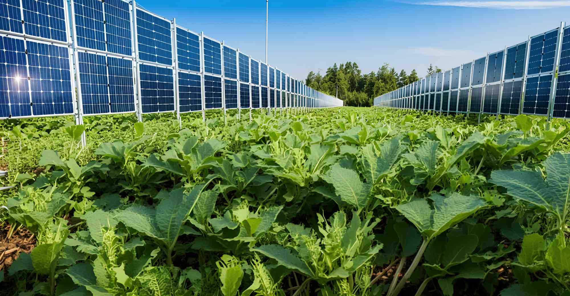 Vertical Structures Solar Farm racking system solar panel Fenceground mounting solar farms mount system in ground
