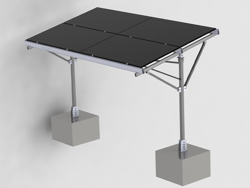 agricultural farmland solar mounting system